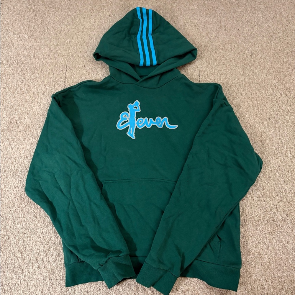 Green adidas hoodie
